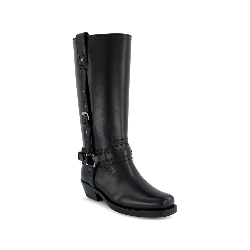 Count Buckle-Strap Boots