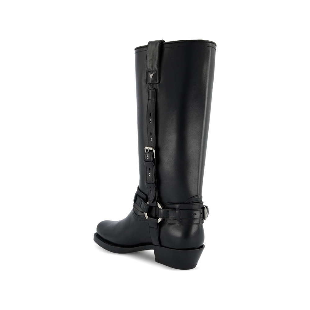 Count Buckle-Strap Boots