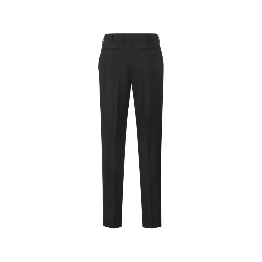 Black Kid Mohair Pants