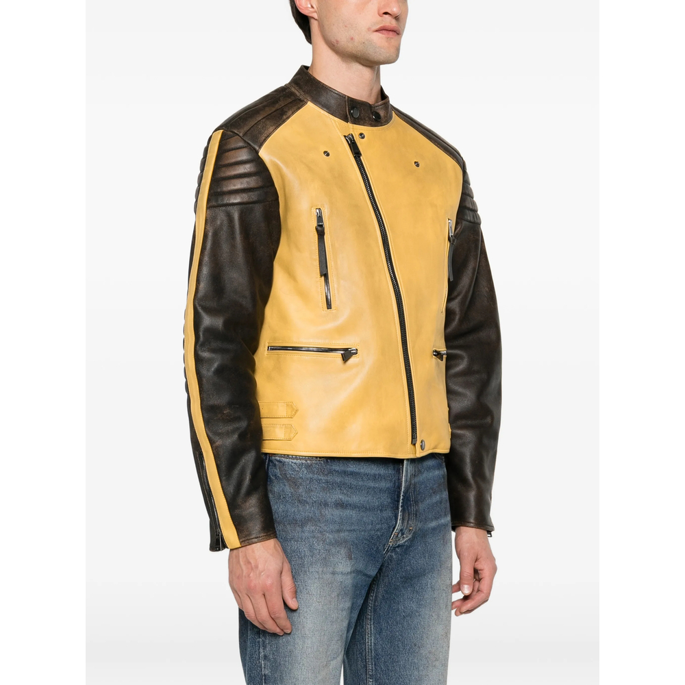 Fendi Biker-style Leather Jacket