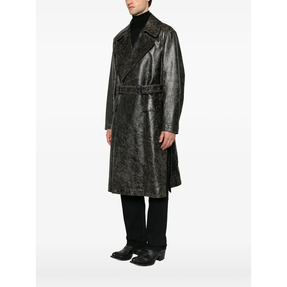 Leather Trench Coat
