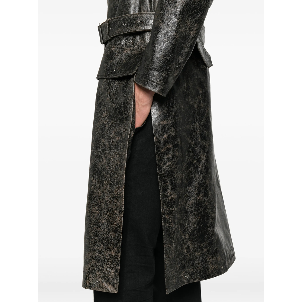 Leather Trench Coat