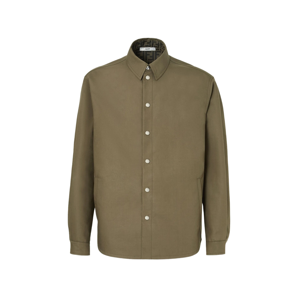 Fendi FF Motif Press-stud Shirt