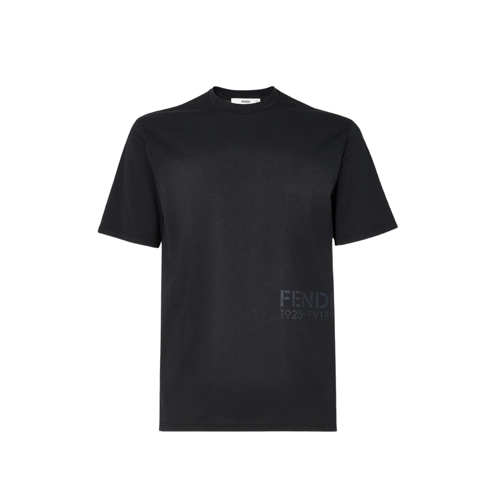 Fendi Black Cotton T-shirt