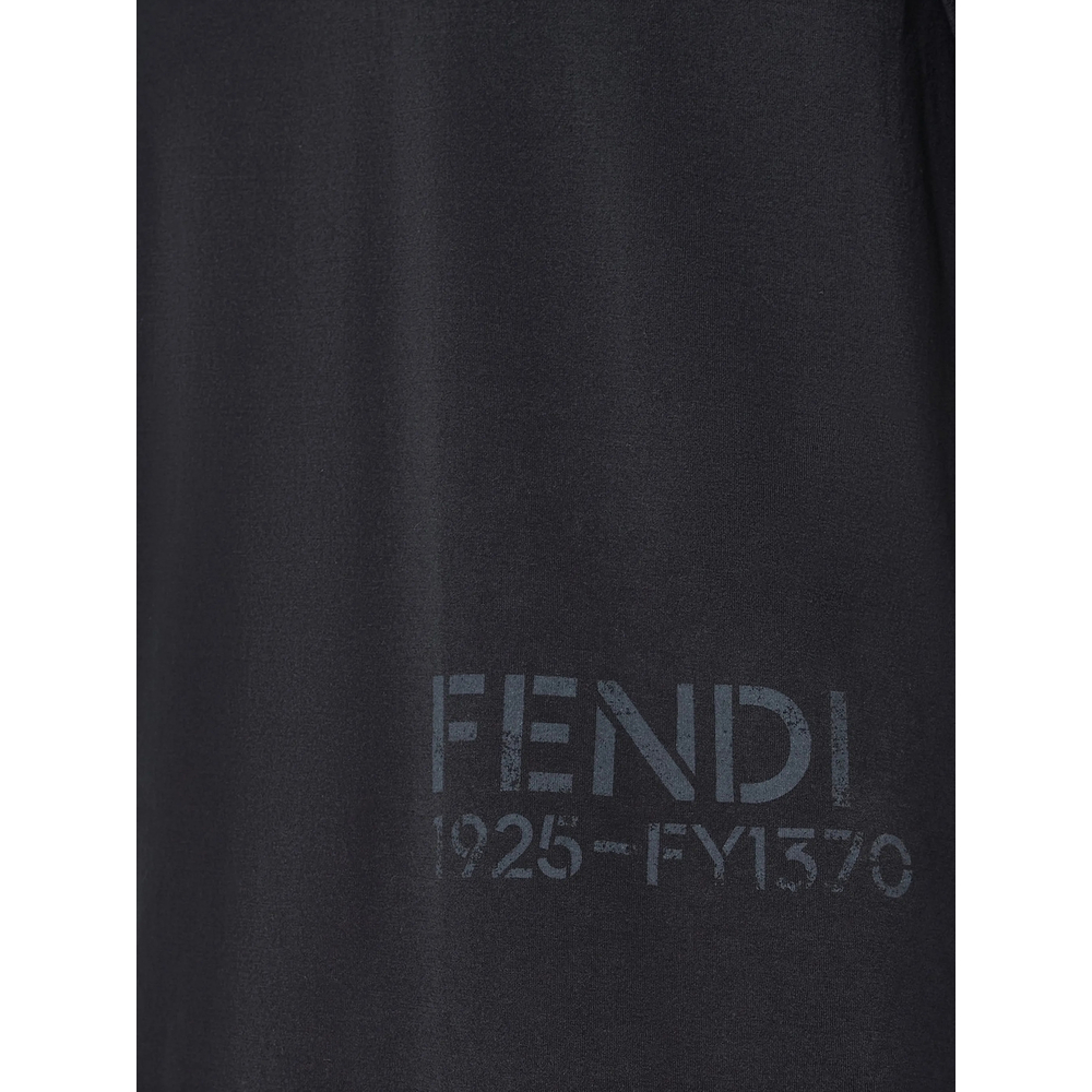Black Cotton T-Shirt