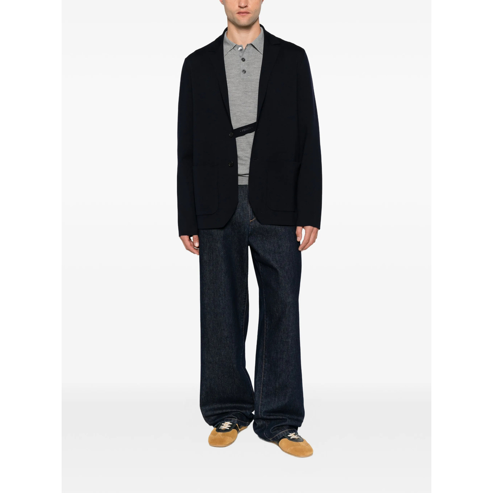 Wool Piqué Blazer