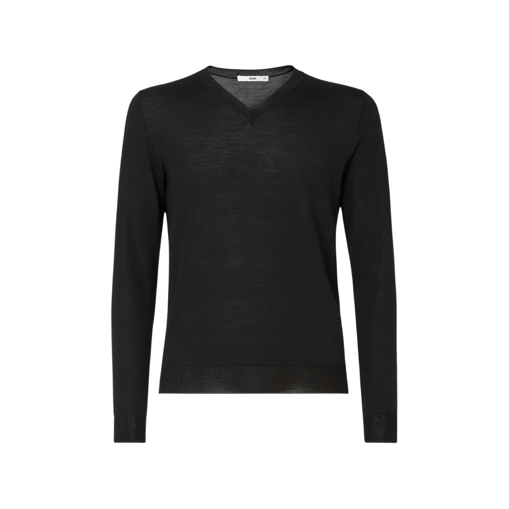 Fendi Black Wool Pullover