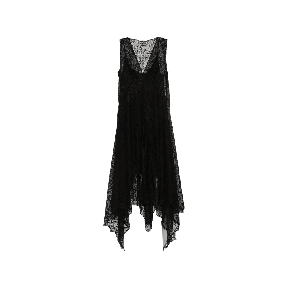 Fendi Lace Asymmetric-hem Dress