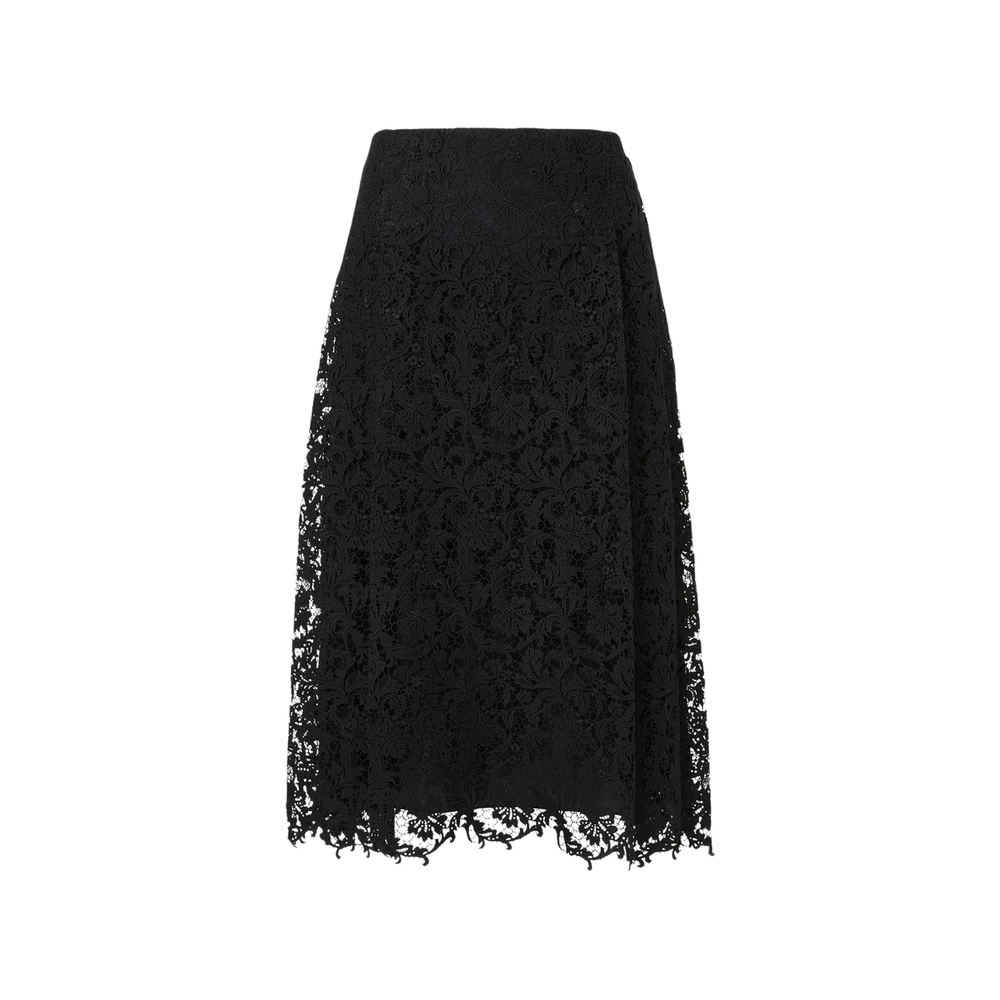 Lace Pleated Midi