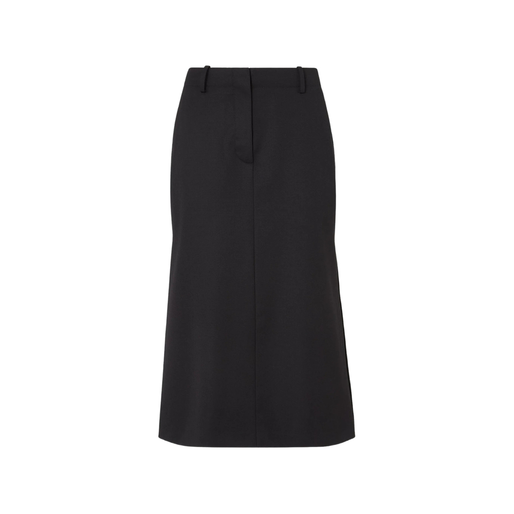 Fendi Belt-loop Skirt In Black