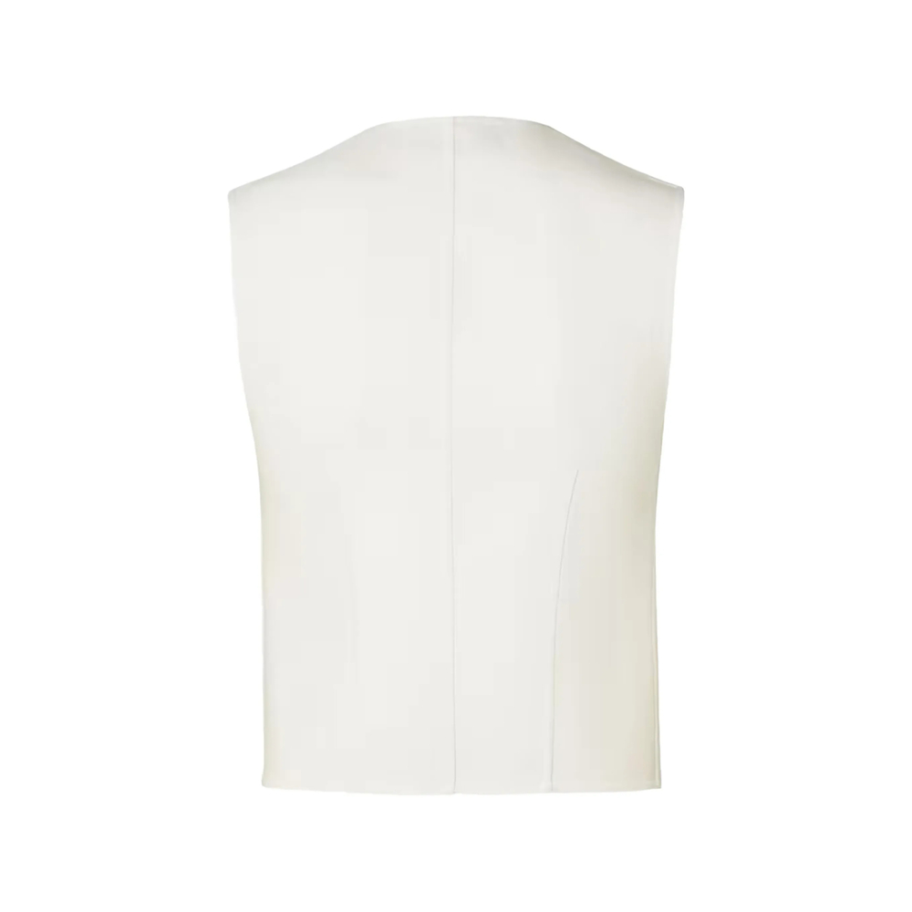Ivory Wool Gilet