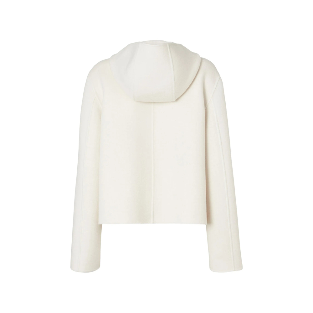 Hooded Zip-Fastening Jacket