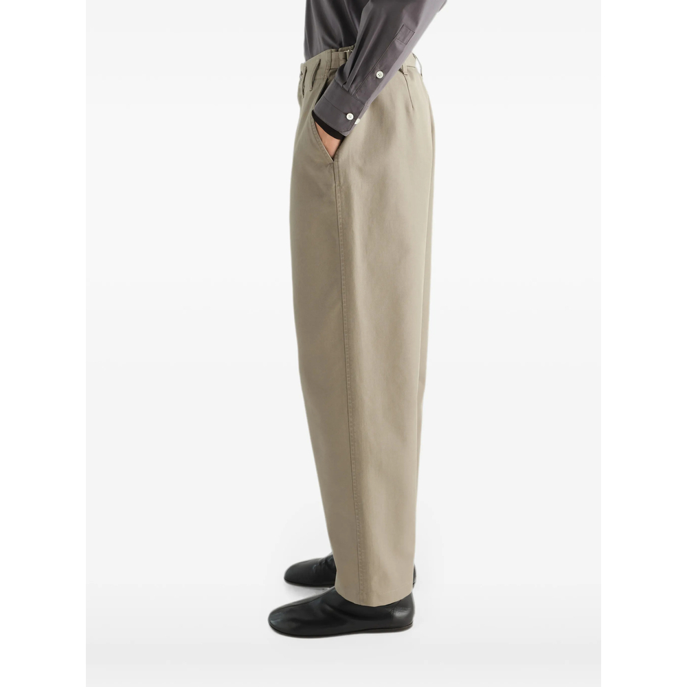 Tapered Trousers In Heavy Cotton Twill