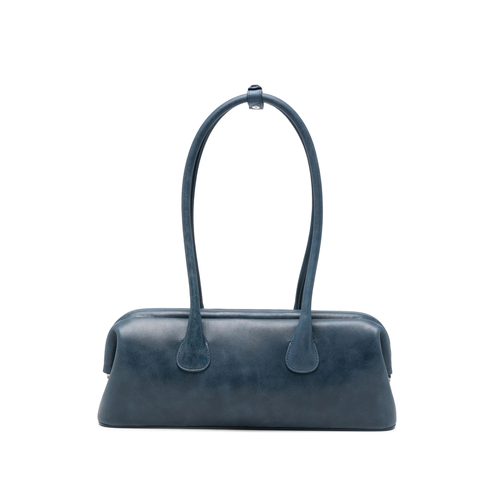 Osoi Boat Aged-effect Leather Tote Bag
