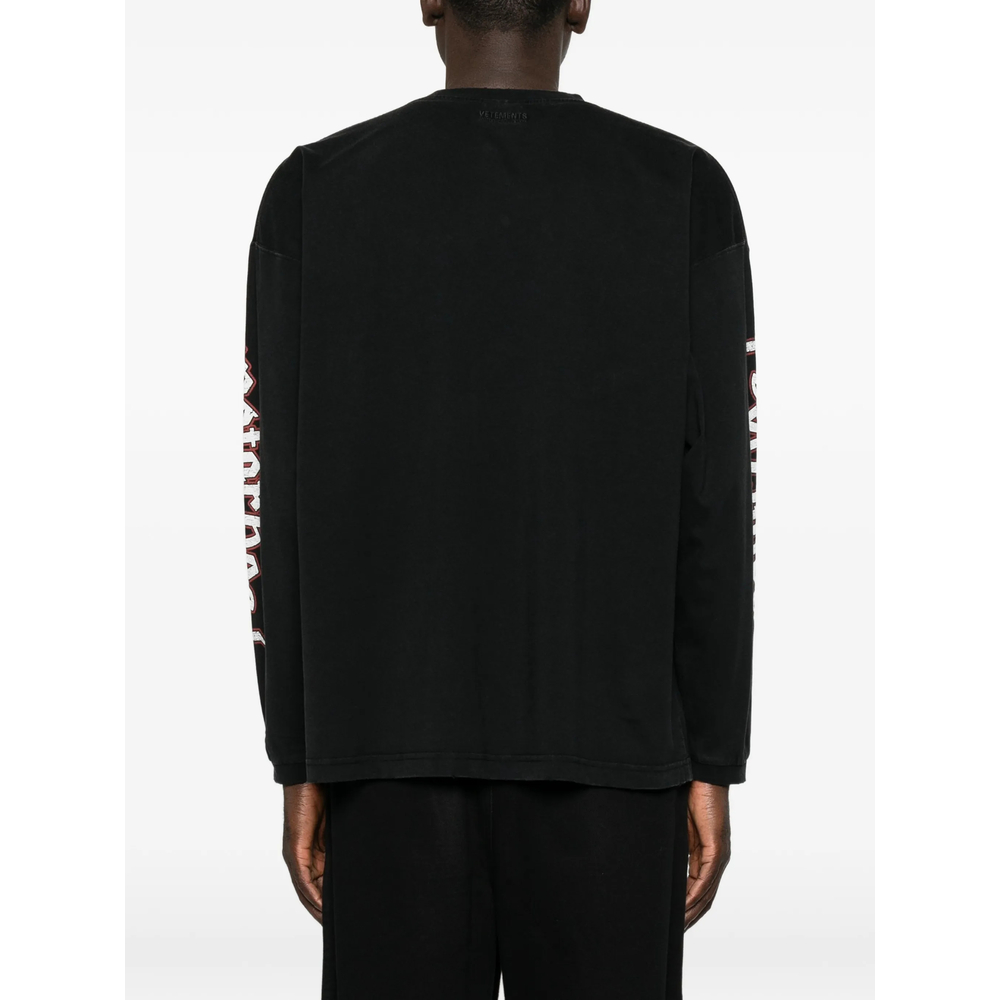 Graphic-Print Long-Sleeve T-Shirt