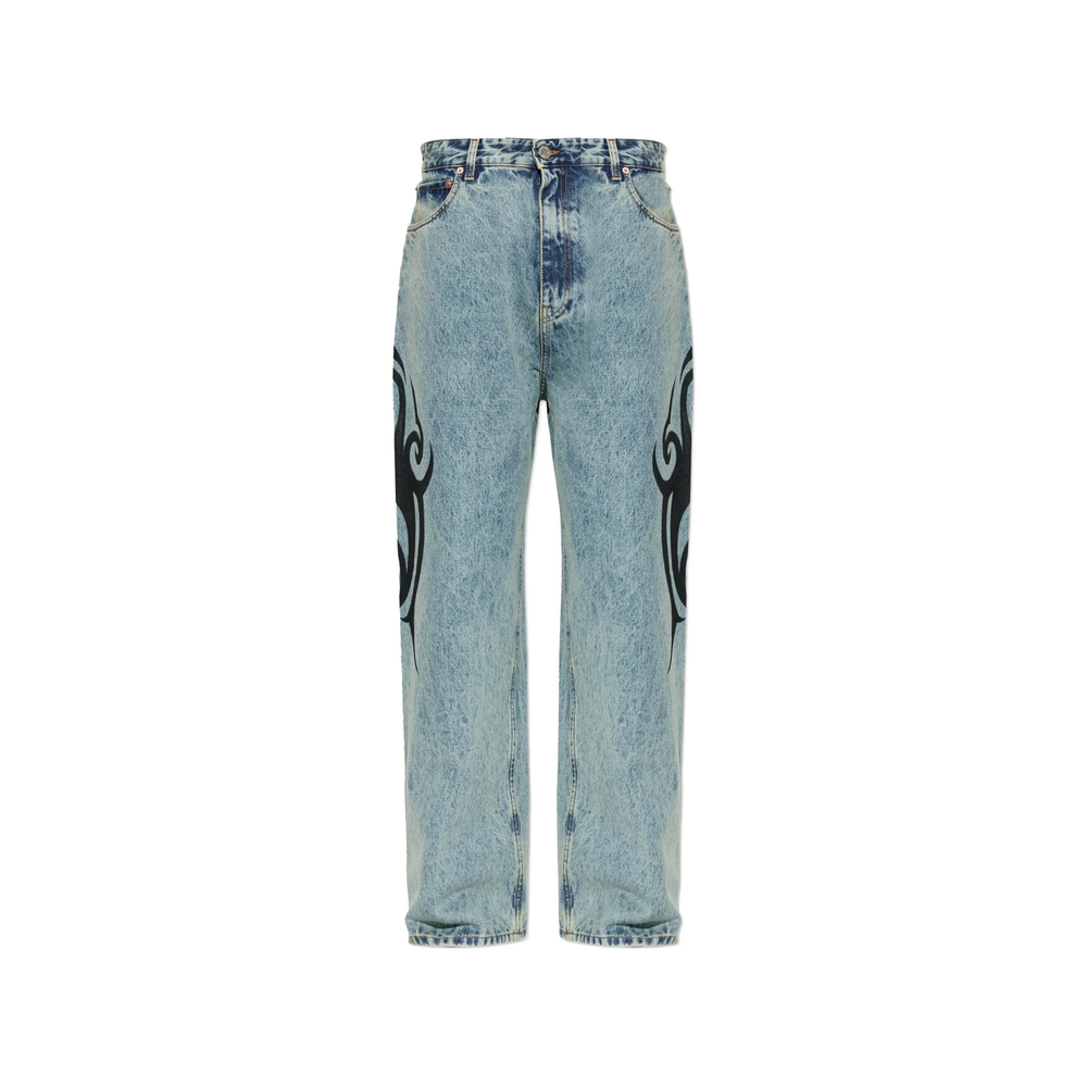 Vetements Graphic-print Jeans
