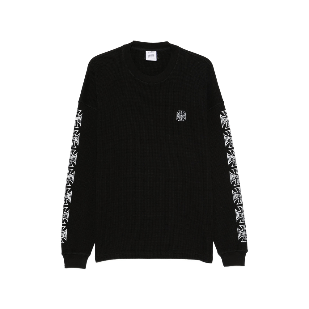 Vetements Waffle-knit Graphic-print T-shirt