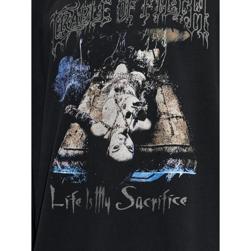 Graphic-Print Long-Sleeve T-Shirt