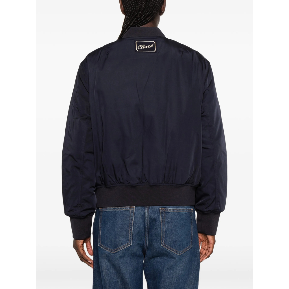 Logo-Patch Bomber Jacket