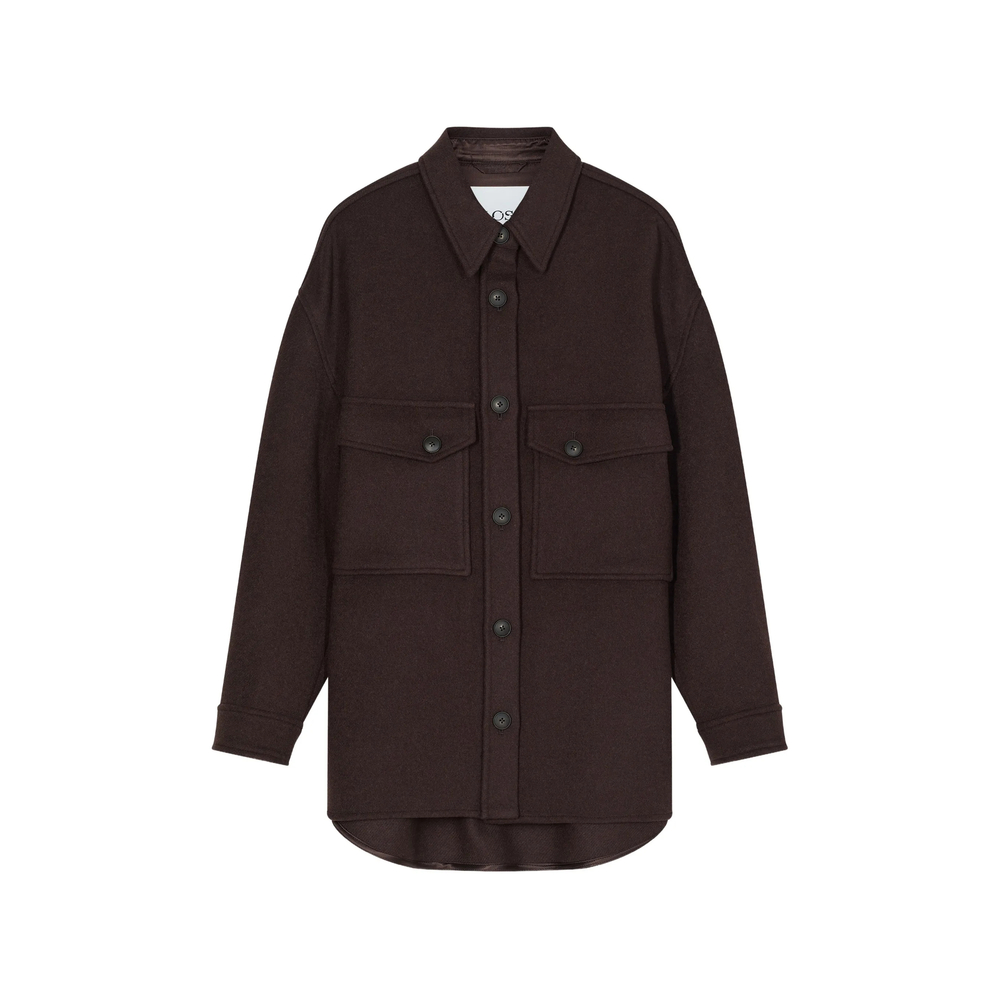 Closed Button-up Oversized Jacket