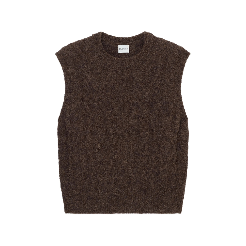 Closed Crew-neck Vest