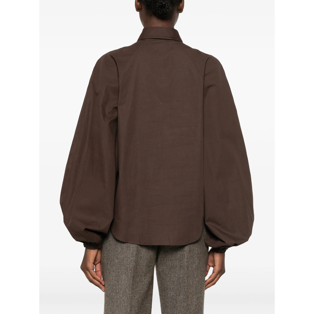 Balloon-Sleeve Shirt