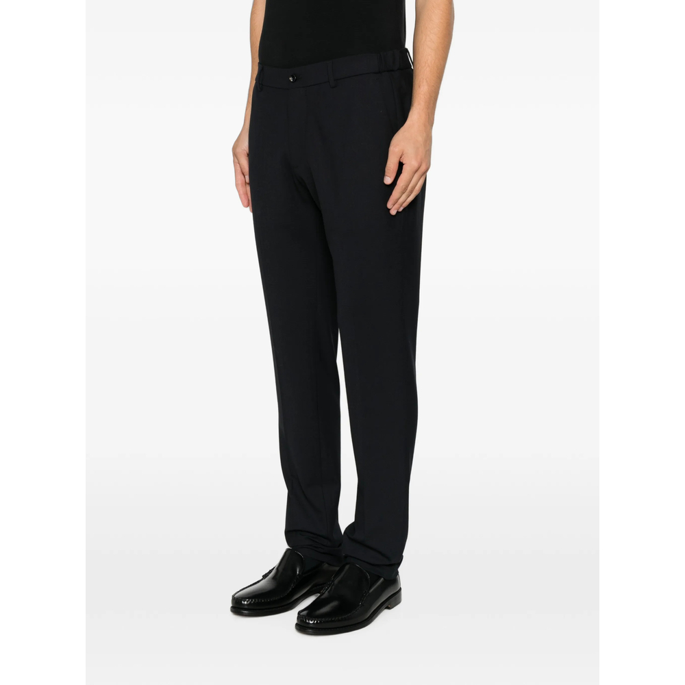 Pressed-Crease Straight-Leg Trousers