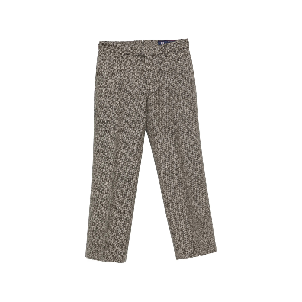 Berwich Alice Herringbone-pattern Trousers
