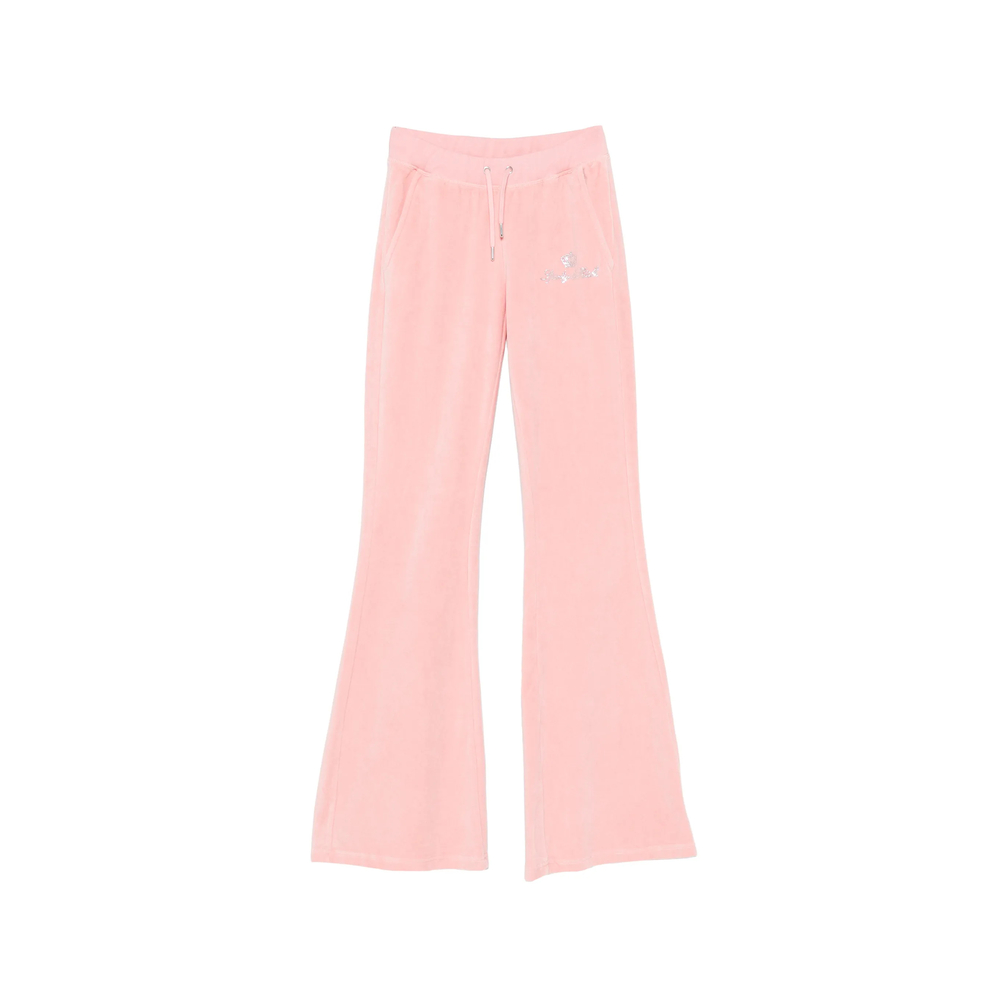 Sporty & Rich X Juicy Couture Logo-embellished Velour Track Pants