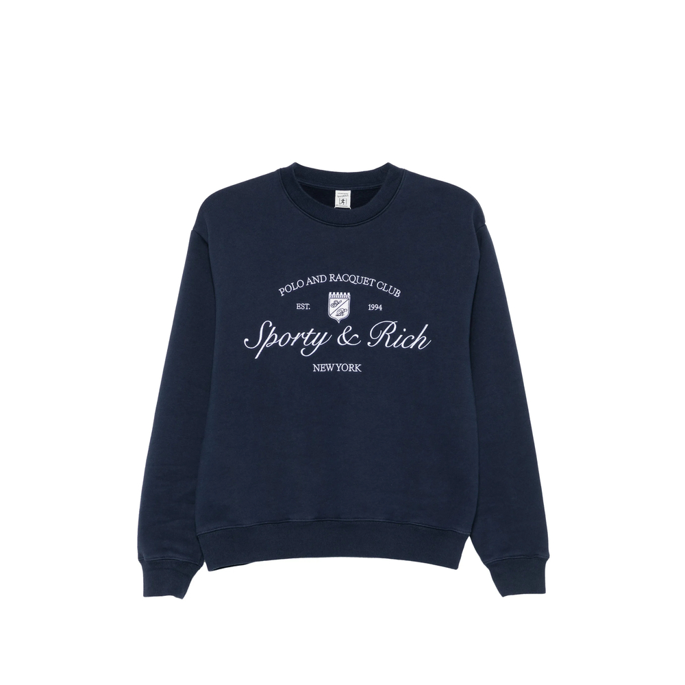 Sporty & Rich Logo-embroidered Sweatshirt