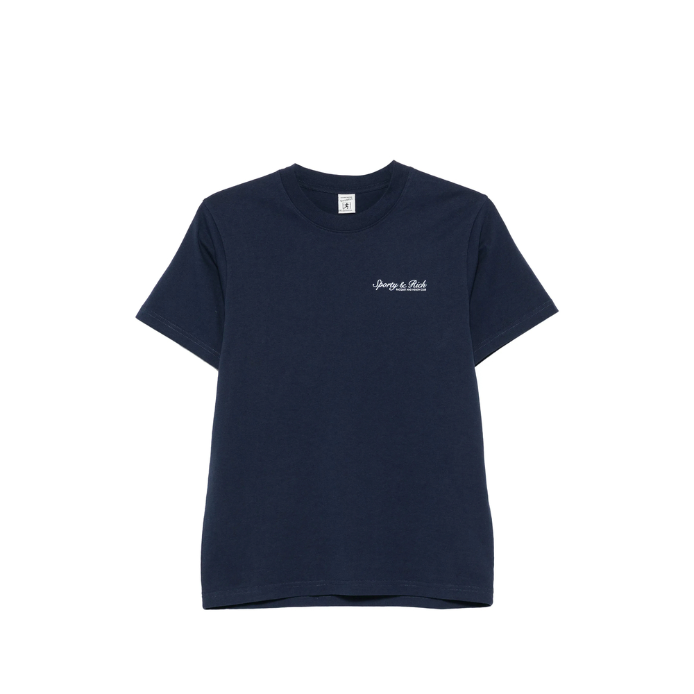 Sporty & Rich Syracuse Logo-print Cotton T-shirt