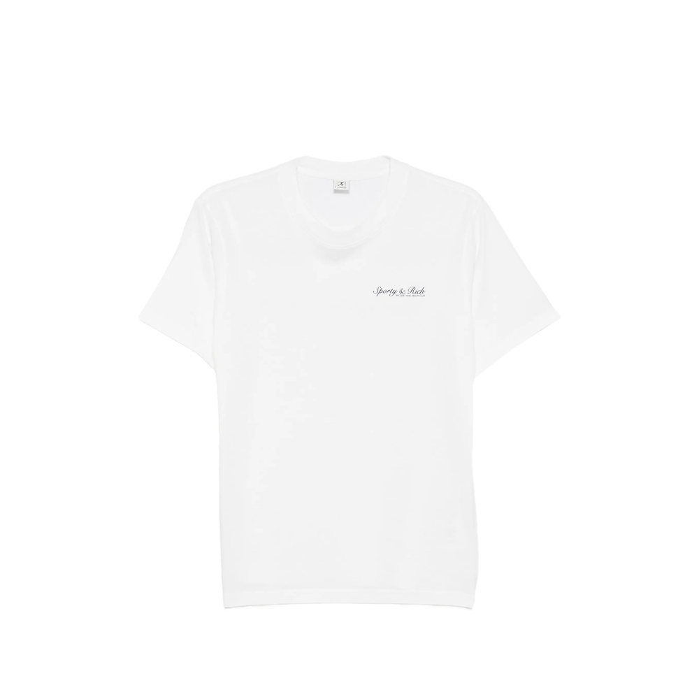Sporty & Rich Logo-print Crew-neck T-shirt