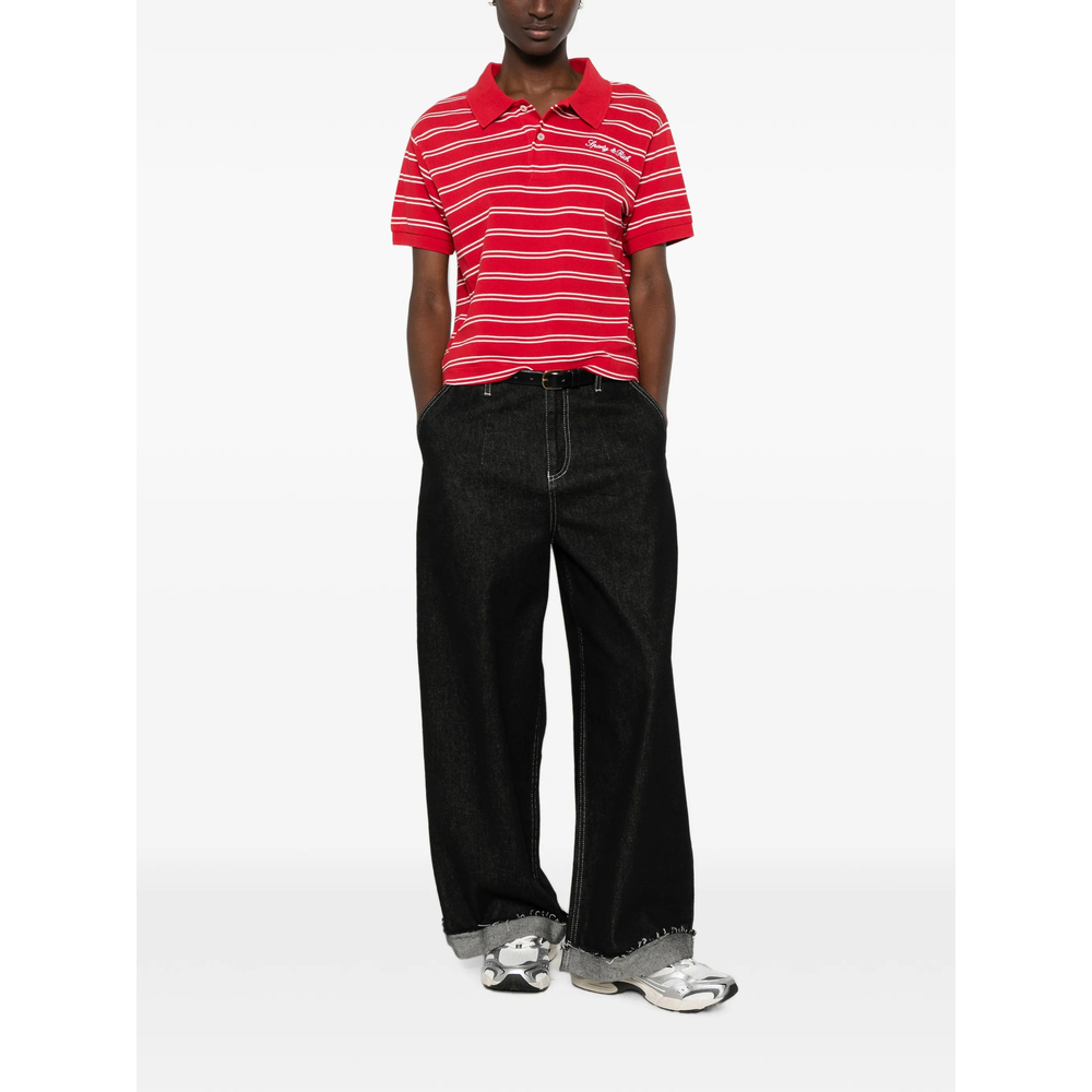 Striped Logo-Embroidered Cotton Polo