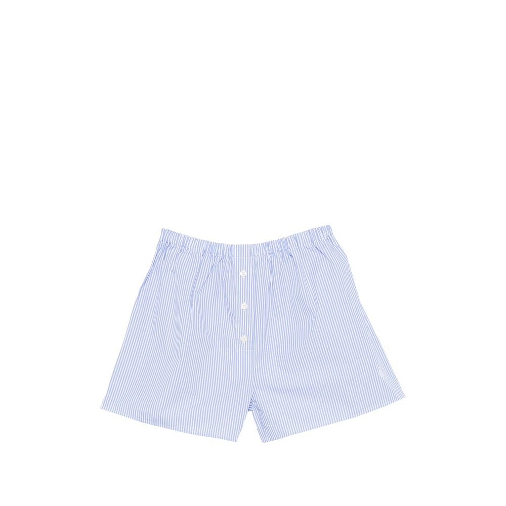 Sporty & Rich Striped Cotton Shorts