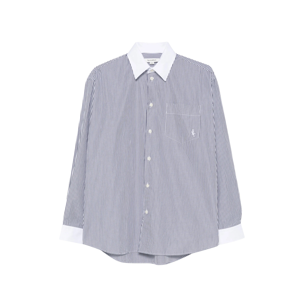 Sporty & Rich Striped Cotton Shirt