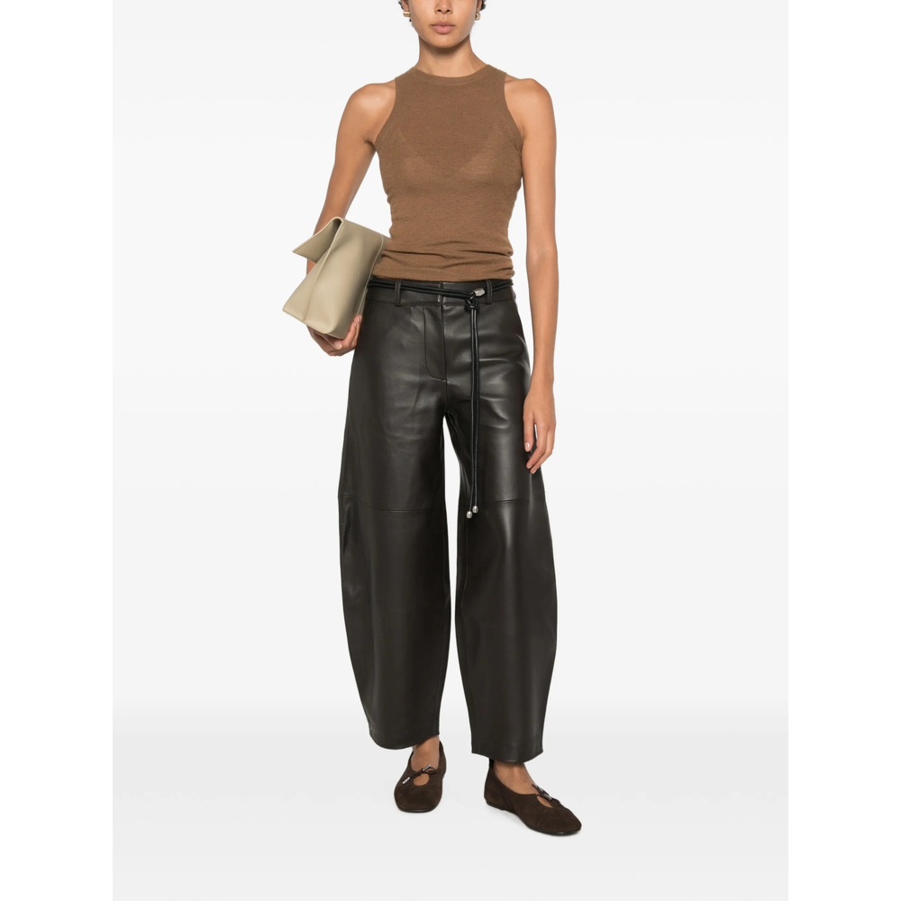 Ribbed-Knit Cashmere Tank Top