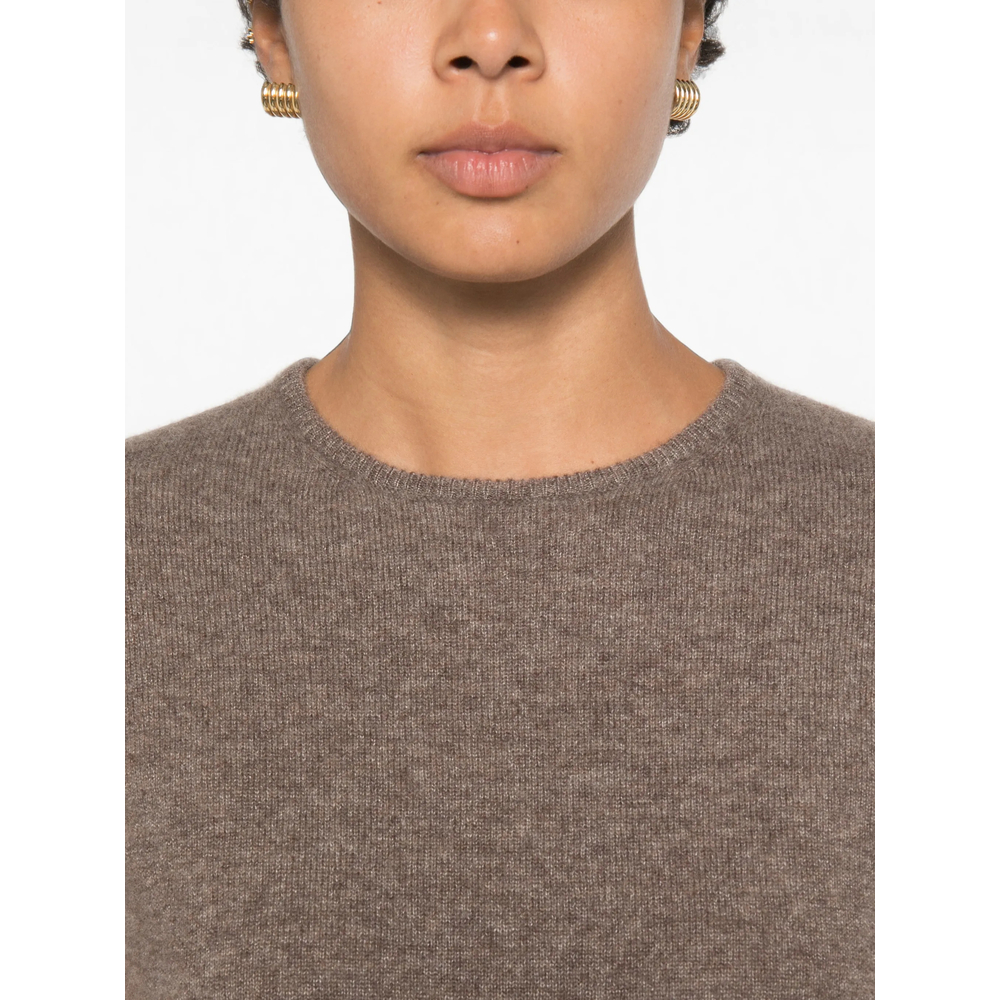 Ribbed-Trim T-Shirt