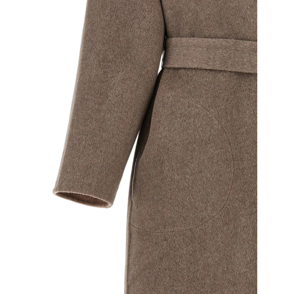 Belted Robe-Style Coat