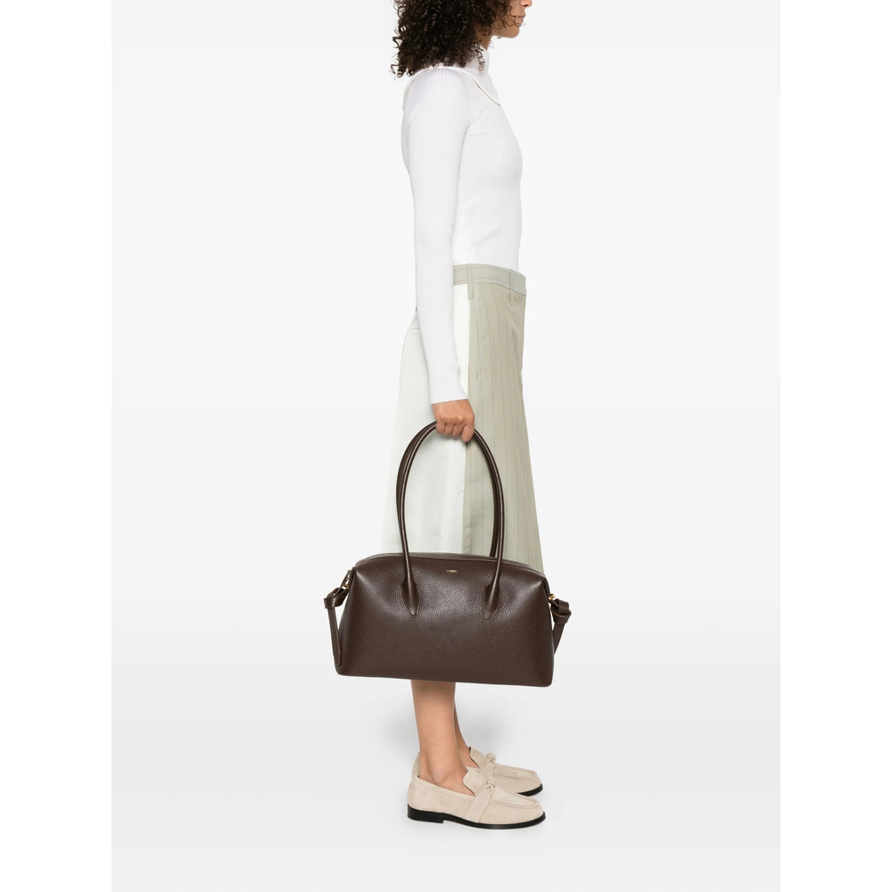 Brioche Duffle Leather Holdall Bag