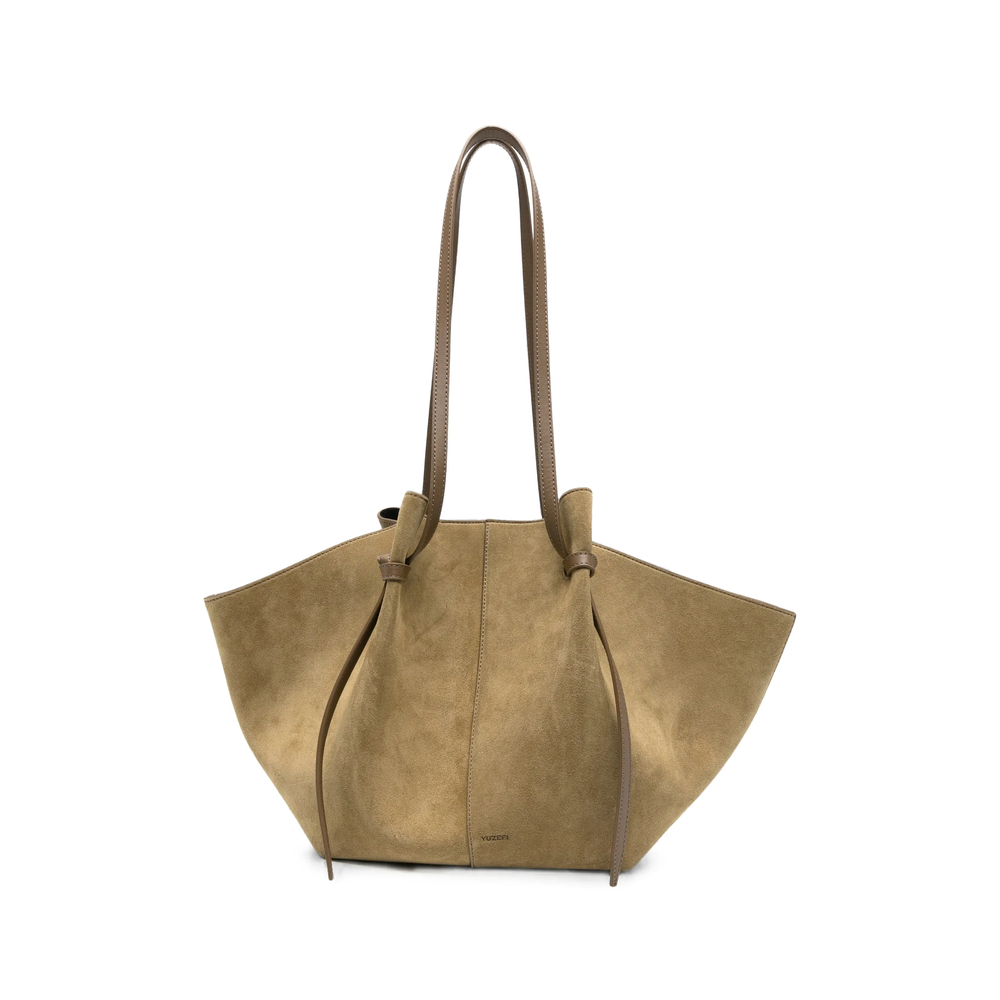 Yuzefi Large Mochi Leather Shoulder Bag
