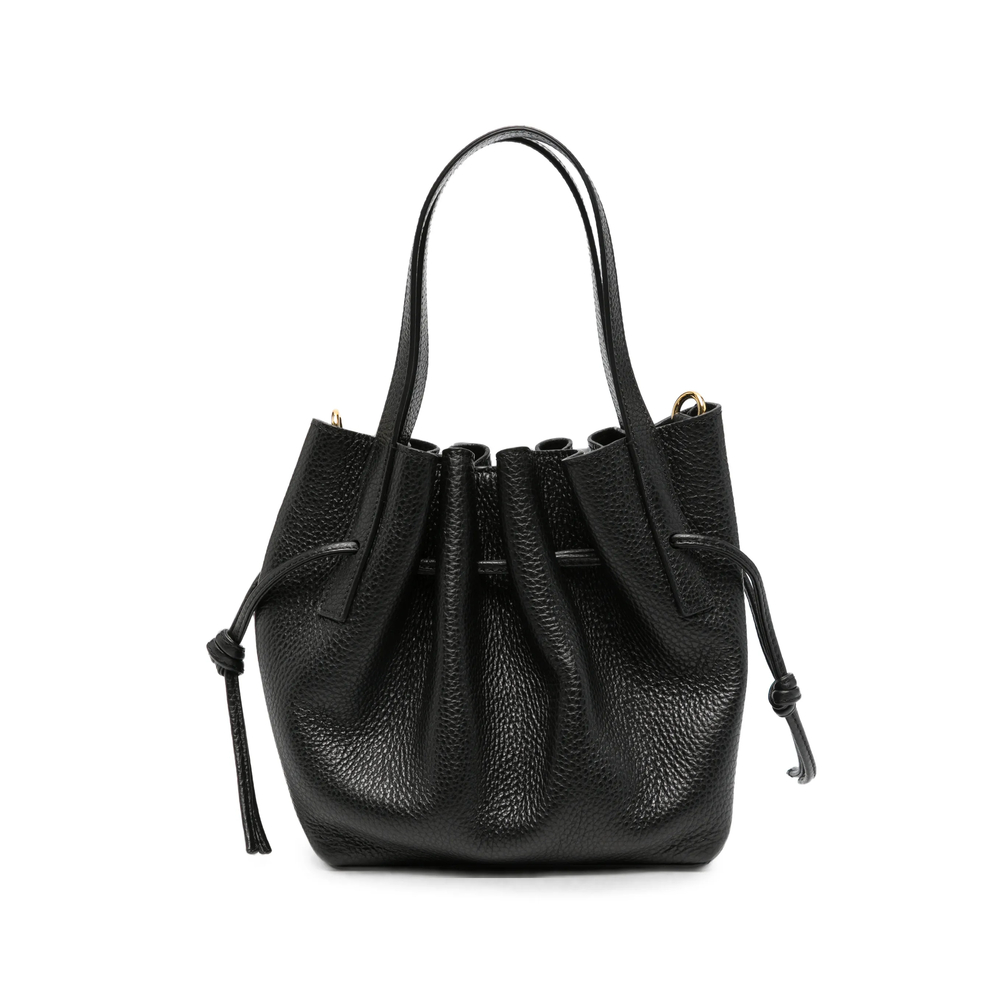 Yuzefi Mini Scallop Pebbled-leather Tote Bag