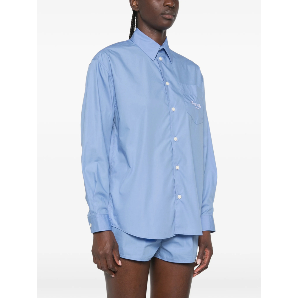 Logo-Embroidered Chest-Pocket Shirt