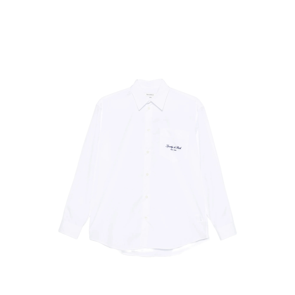 Sporty & Rich Logo-embroidered Shirt