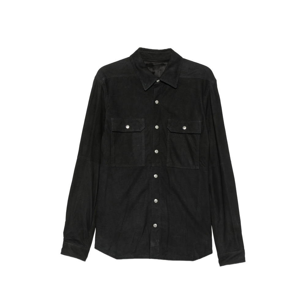 Rick Owens Suede Press-stud Jacket