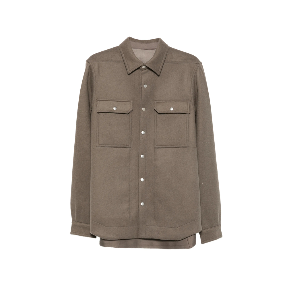 Rick Owens Press-stud Flap-pocket Jacket In Animal Print