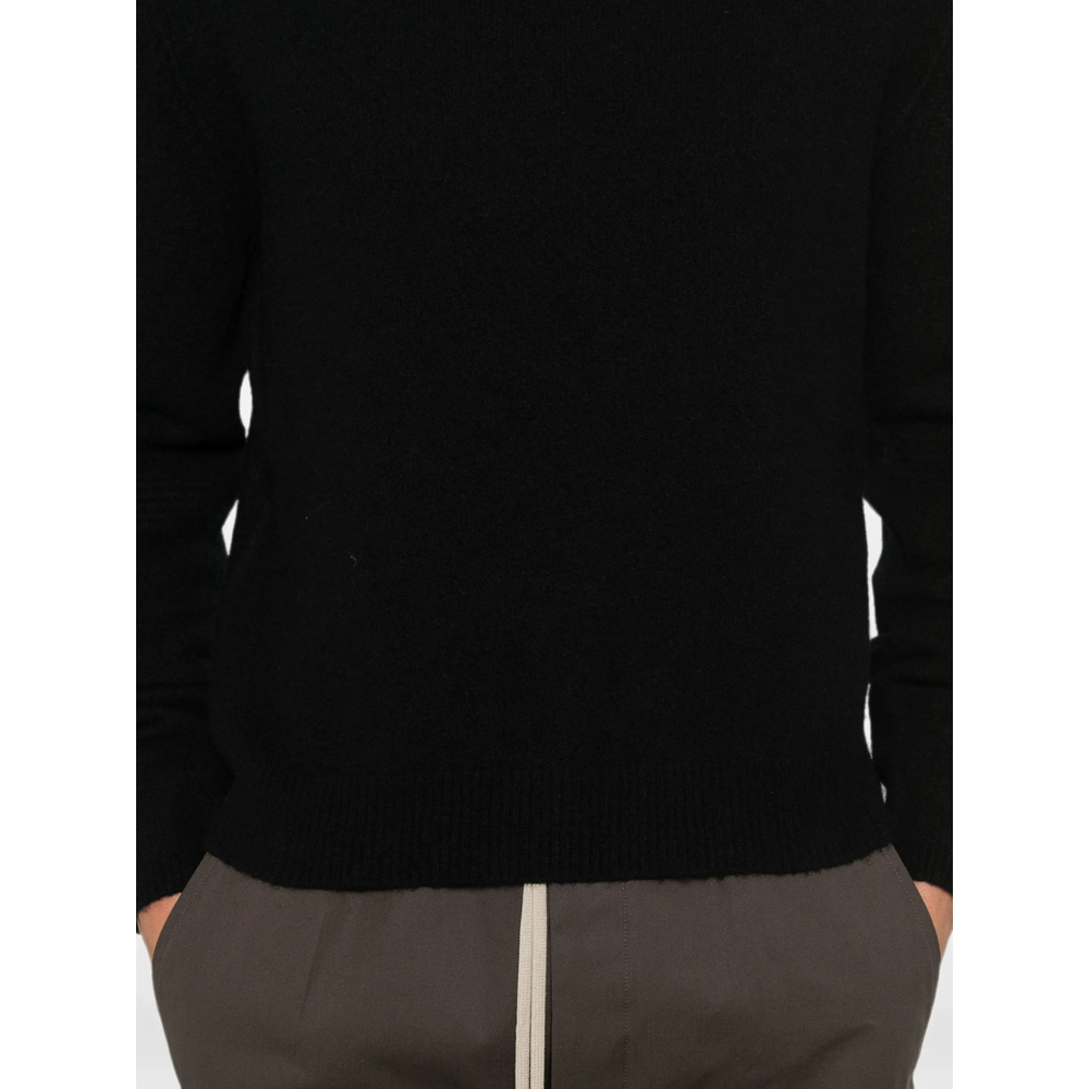 Ribbed-Trim Sweater
