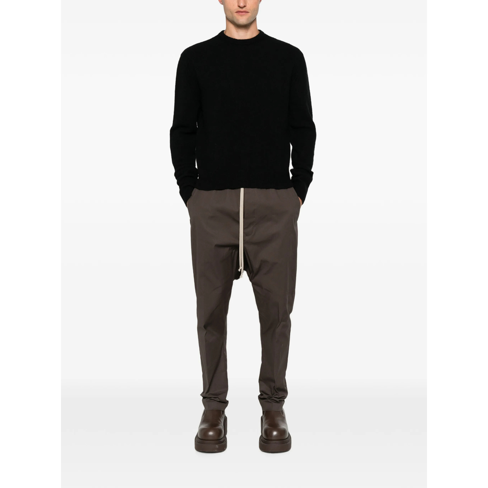 Ribbed-Trim Sweater