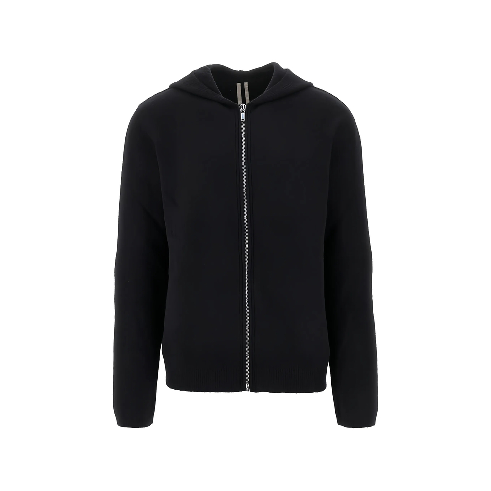 Rick Owens Lido Zip-up Knitted Hoodie