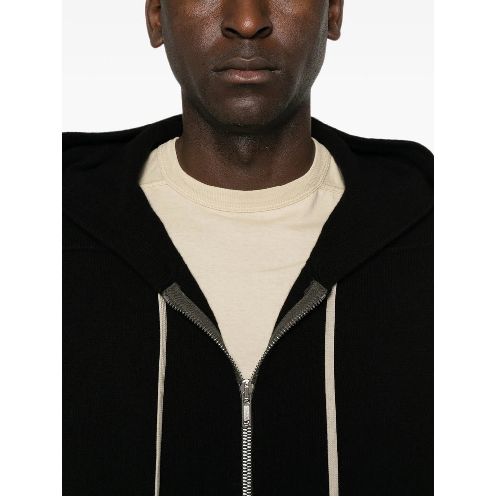 Zip-Up Drawstring Hoodie