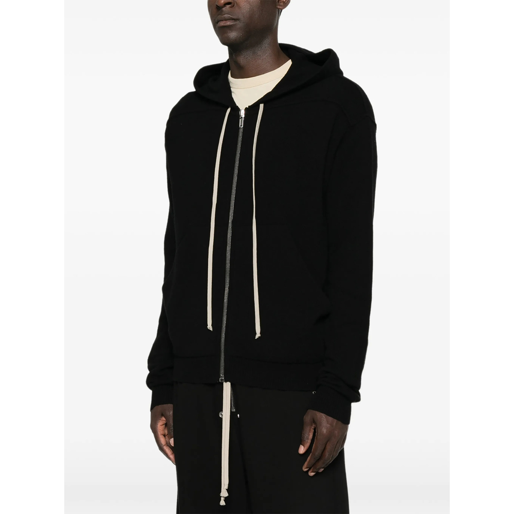 Zip-Up Drawstring Hoodie